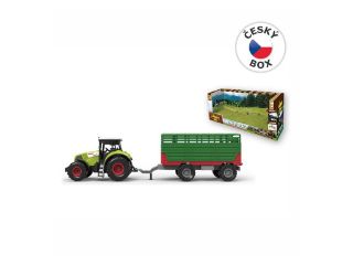 Obrázek z Traktor s přívěsem se zvukem a světlem 12,5x34,5cm  RP: 1,02Kč s DPH 